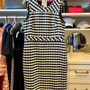 J Crew gingham sheath